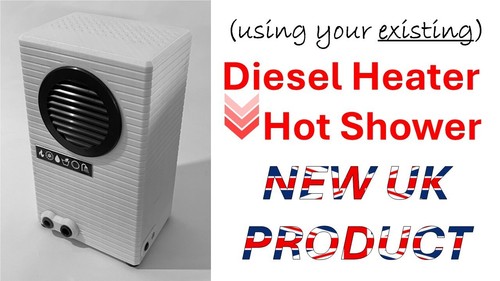 Portable water heater shower