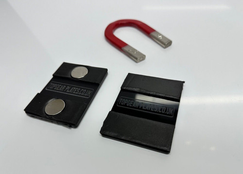 Magnetic number plates - 2x,