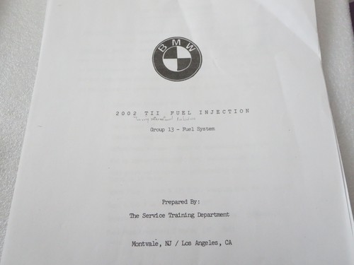Bmw 2002 tii fuel injection - 2002,