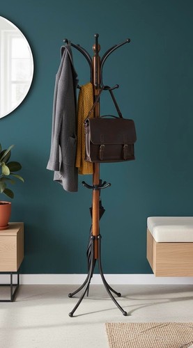 Handmade wooden metal coat - &,