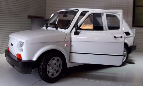 Fiat 126 white - white, 1972