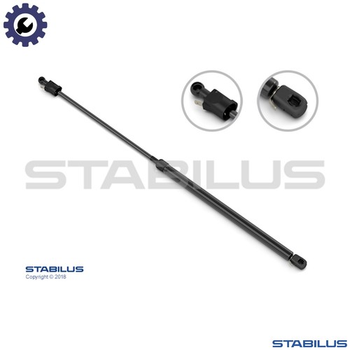 Gas spring bootcargo area - spring,