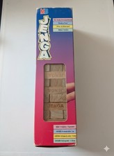 Vintage Jenga 1995 MB Games Wooden Block Tower Game Preowned Free P&P