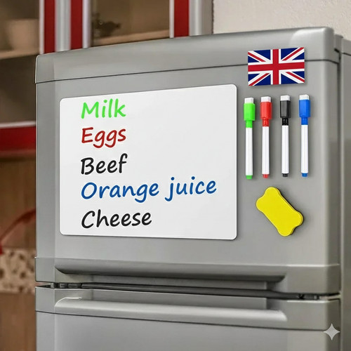 Magnetic fridge whiteboard - magnetic,