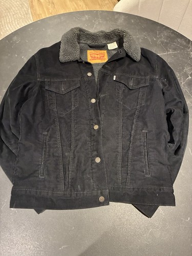 Levi black sherpa jacket - levi's,