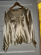 L.K. Bennett Silk Blouse Size