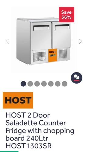 Saladette prep fridge 2door - fridge,