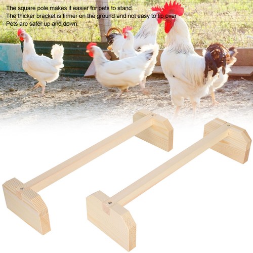 Chicken perch wooden - 2x,