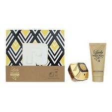 Paco Rabanne Lady Million Fabulous EDP 80ml + Body Lotion Gift Set - Damaged Box
