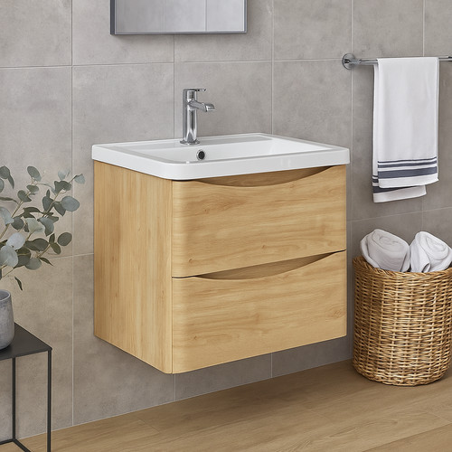 600mm wall hung vanity - vanity, unit