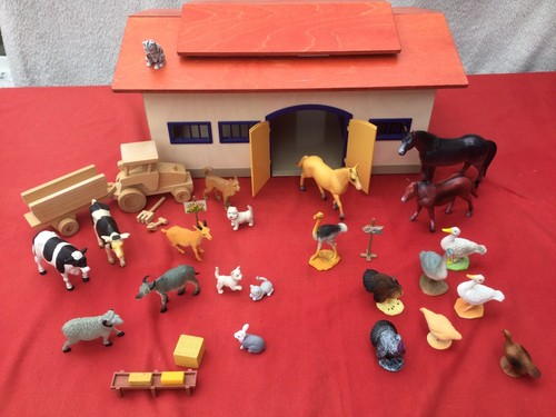 Schleich wooden barn stable - schleich,