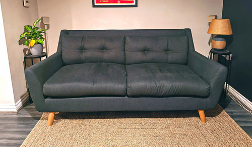 Dunelm grey fabric - grey,
