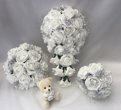 Wedding flowers white rose - wedding,