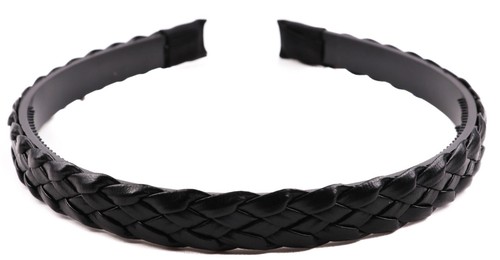 Braided faux leather - faux-leather, headband