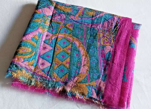 Crepe sari silk - crepe,