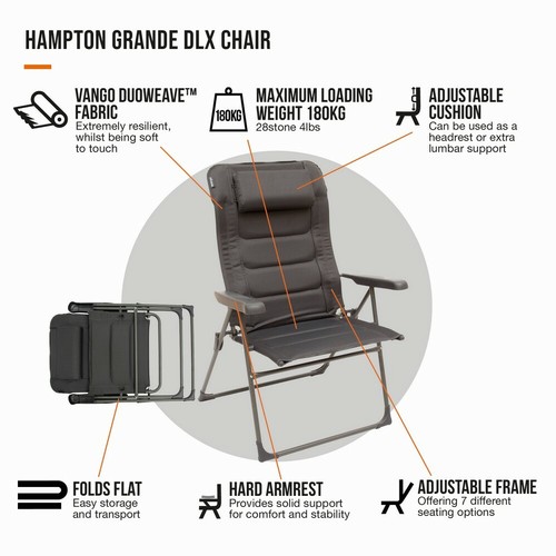 Vango hampton grande dlx chair - grande,
