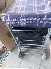 4-Wheel Shopping Trolley Cart