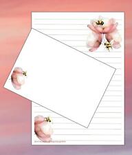 "Life on the pink lane" - A5 Letter Writing Paper sets with or without envelopes