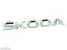 Genuine New SKODA BOOT BADGE Rear Emblem Fabia Rapid Octavia Yeti Kodiaq Karoq