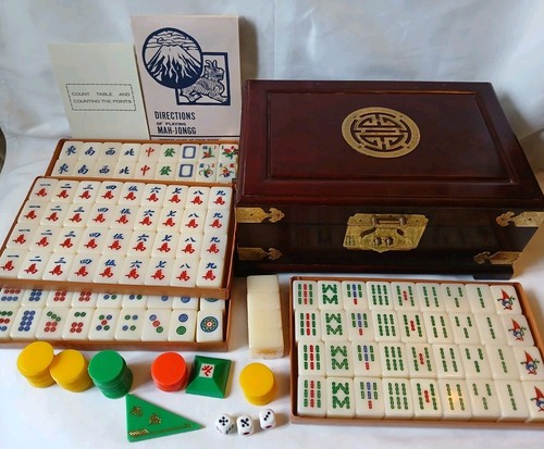 Mahjong set 148 very large - set,