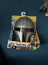 Star Wars The Mandalorian Electronic Helmet Mask Kids Cosplay Roleplay Toy