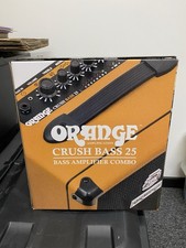 Orange Crush 25 Bass Combo Amp New Music Equipment Boxed 25w Practice Gig Guitar
