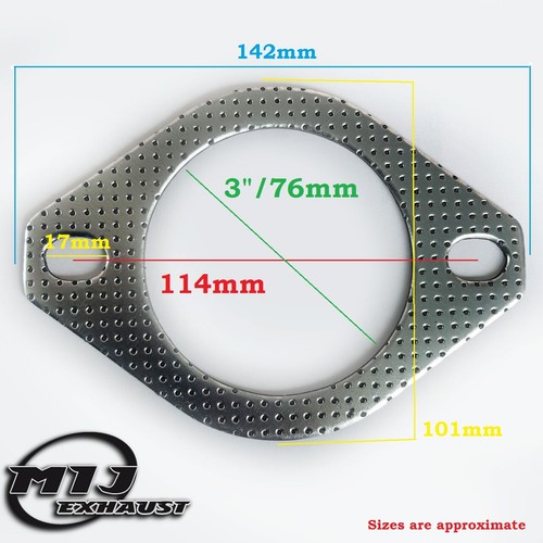 Inch 76mm high temp exhaust - 76mm,