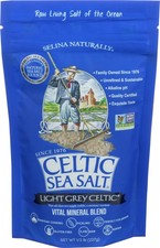 Light Grey Celtic Sea Salt 227G Resealable Bag
