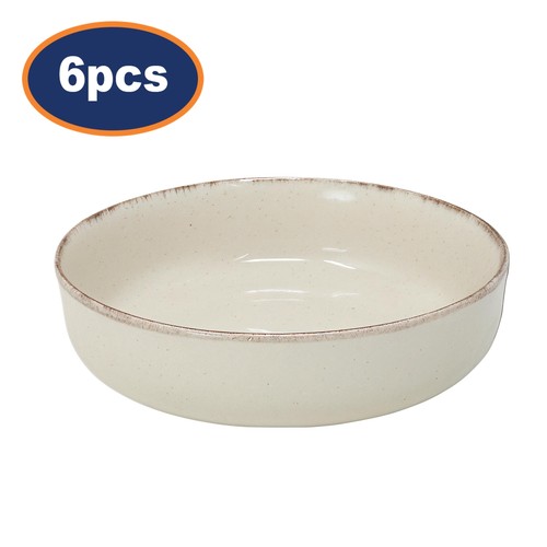 Stoneware bowls cream set - set, 6