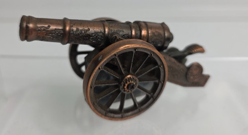 Vintage bronze cannon - vintage, cannon-