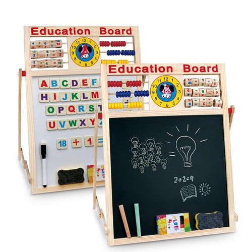 Kids easel wooden - easel, 6in1