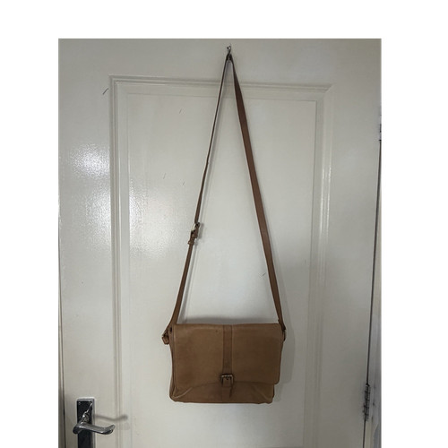 Joules tan leather crossbody - joules,
