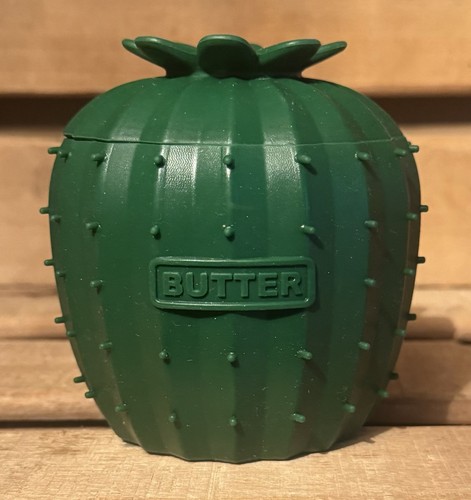 Green cactus design - green, plastic