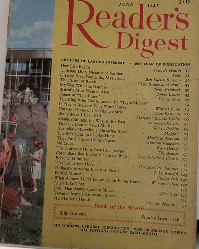 Reader digest magazine - digest,