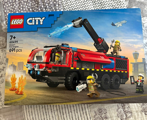 Lego city airport fire engine - city,