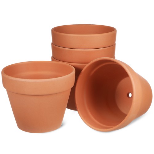 20x mini terracotta pots - mini,