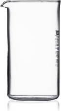 Bodum 1508 Replacement Glass, 8 Cups, 1.0 L, 34 Oz, Diameter 9.6 Cm, H 18 Cm