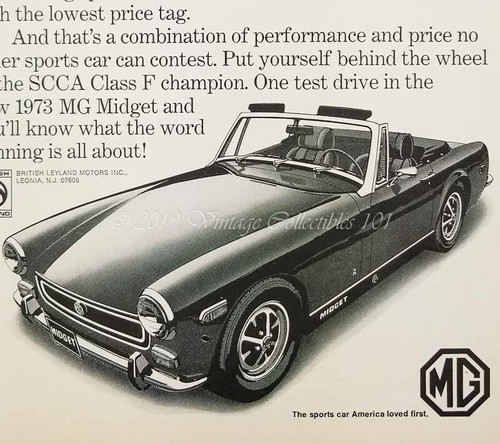 1973 midget sports car - 1973, mg