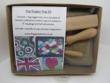 Rag Rugger Tool Rag Rug Kit - Recycling Upcycling Traditional Craft Textile Art