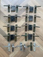 1930s Vintage Brass Lever Door