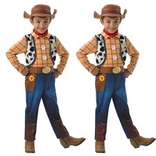 ✨Kids Boys Toy Story Woody Costume Cowboy Cosplay Fancy Dress Outfit Accessories