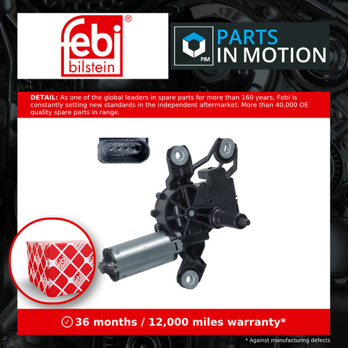 Wiper motor rear 106682 - wiper,