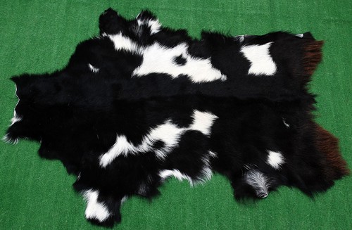 Luxury goat hide rug hair - hide,