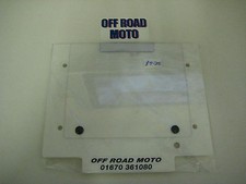 WHITE TRIALS BIKE NUMBER