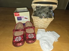 Girls Size 11 Ruby Red