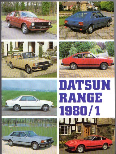 Datsun nissan range 1980 - 1980-81, uk