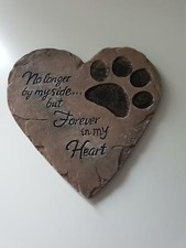 Heart Shaped Latex Mould To Make Pet Memorial Plaque, Cat or Dog Ornament, Hobby