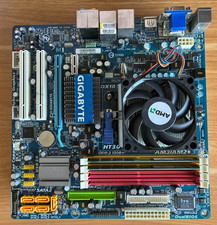 Gigabyte GA-MA785GM-US2H AM2+/AM3 Motherboard + Athlon 5050e + 2GB RAM