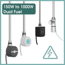 Towel Rail Radiator Warmer Dual Fuel Kit Electric Heating Element 150W to 1000W