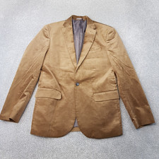 H&M Mens Jacket 40R Brown Tan